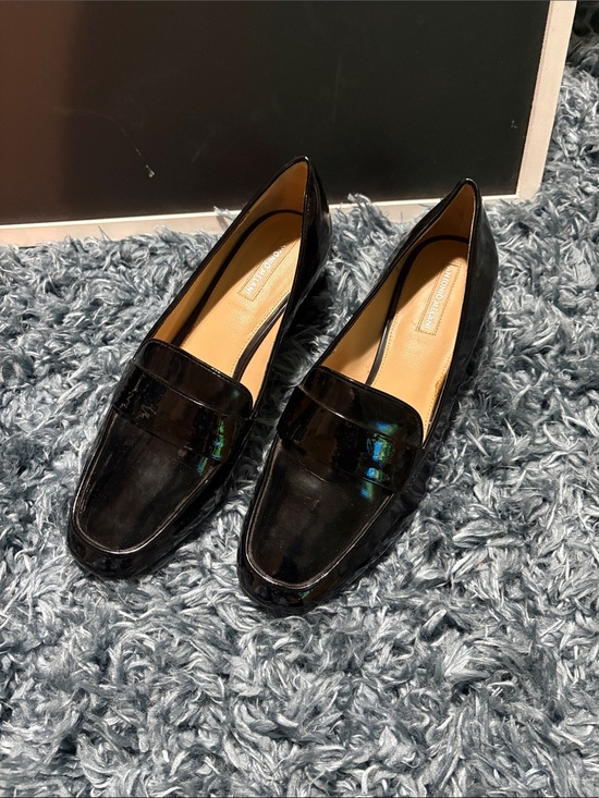 ANTONIO MELANI Shoes - Black Patent Leather Loafers - Women's Dress Loafers